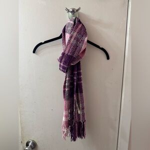 Pink and Purple Plaid Scarf by Charter Club // NWT
